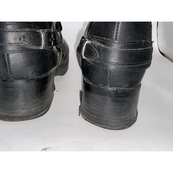 Harley Davidson Christa Black Leather BootsWomen\'s U. S. 9.5 M  PEELING ON HEEL main image 13
